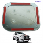 ครอบฝาถังน้ำมัน  ชุปโครเมี่ยม 2-4 ประตู ใส่โตโยต้า ไฮลัค วีโก้ Toyota Hilux vigo  vigo champ วีโก้แชม์ ส่งฟรี ems